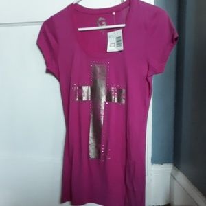 NWT size small embellished tee from Guess